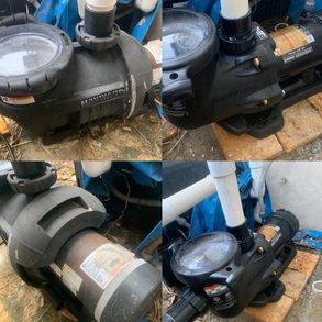 pool pump serviced by peters pool services