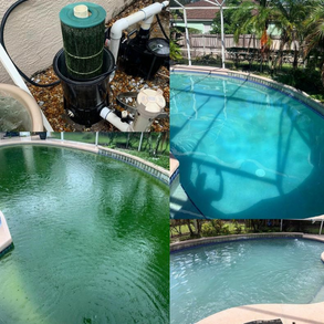 pool serviced by peters pool services and filter cleaning